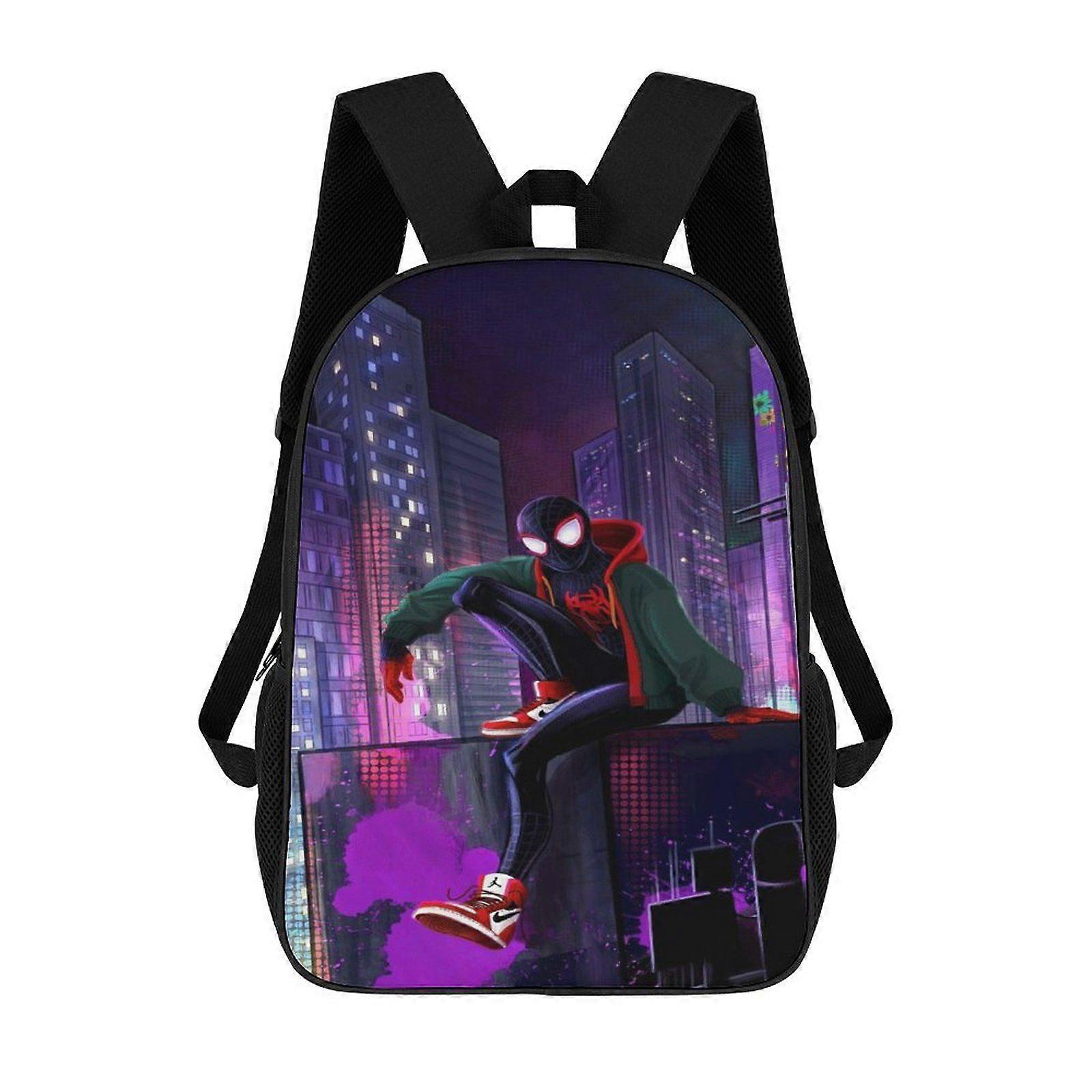 i2207 Miles Morales Backpack Shoulders DaypackBag Work Travel Classic Unisex Backpack kli2207