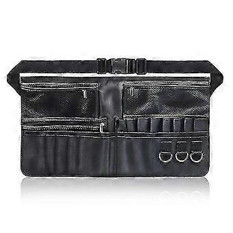 Make-up-Pinsel, Aufbewahrungstasche für Make-up-Artist-Tools, tragbarer Kosmetikpinselhalter, 22 Taschen mit Gürtelgurt