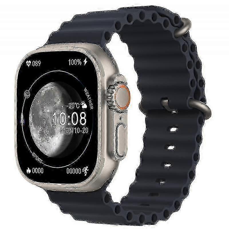 Hk8 Pro Max Ultra Akıllı Saat Erkekler 49mm Amoled Ekran Pusula Nfc Smartwatch-yky