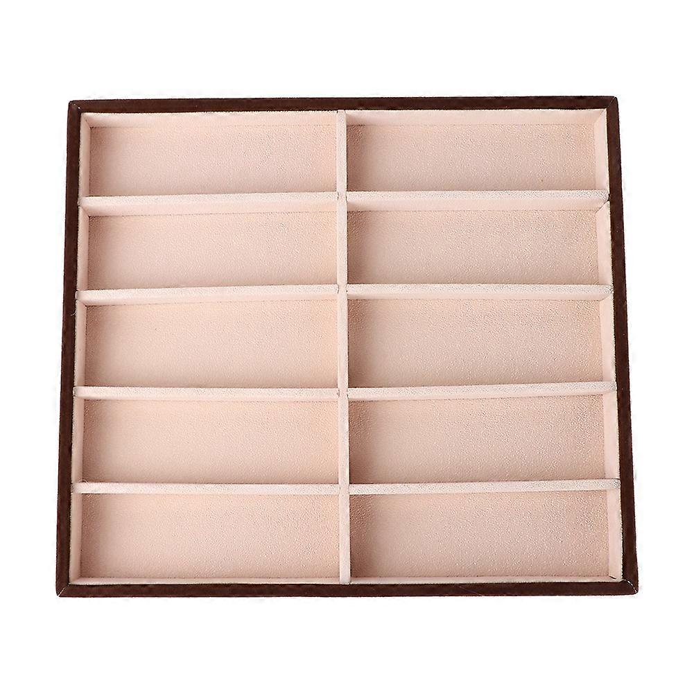 Sunglass Box 10 Grids Modern Glasses Organizer Eyeglass Display Storage Cases