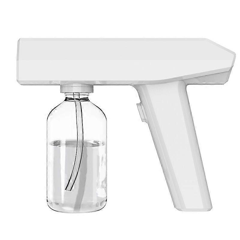 Disinfectant Fogger Machnie, Rechargeable Nano Steam Gun, Protable Handheld Electric ULV Sprayer with Blue Light Atomizer for Outdoor Indoor, Home, Of