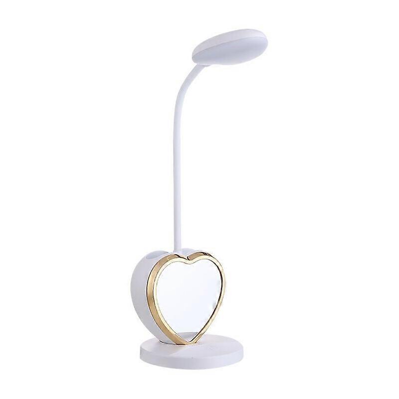 LED Desk Lamp with Pen Holder, Rechargeable for Students