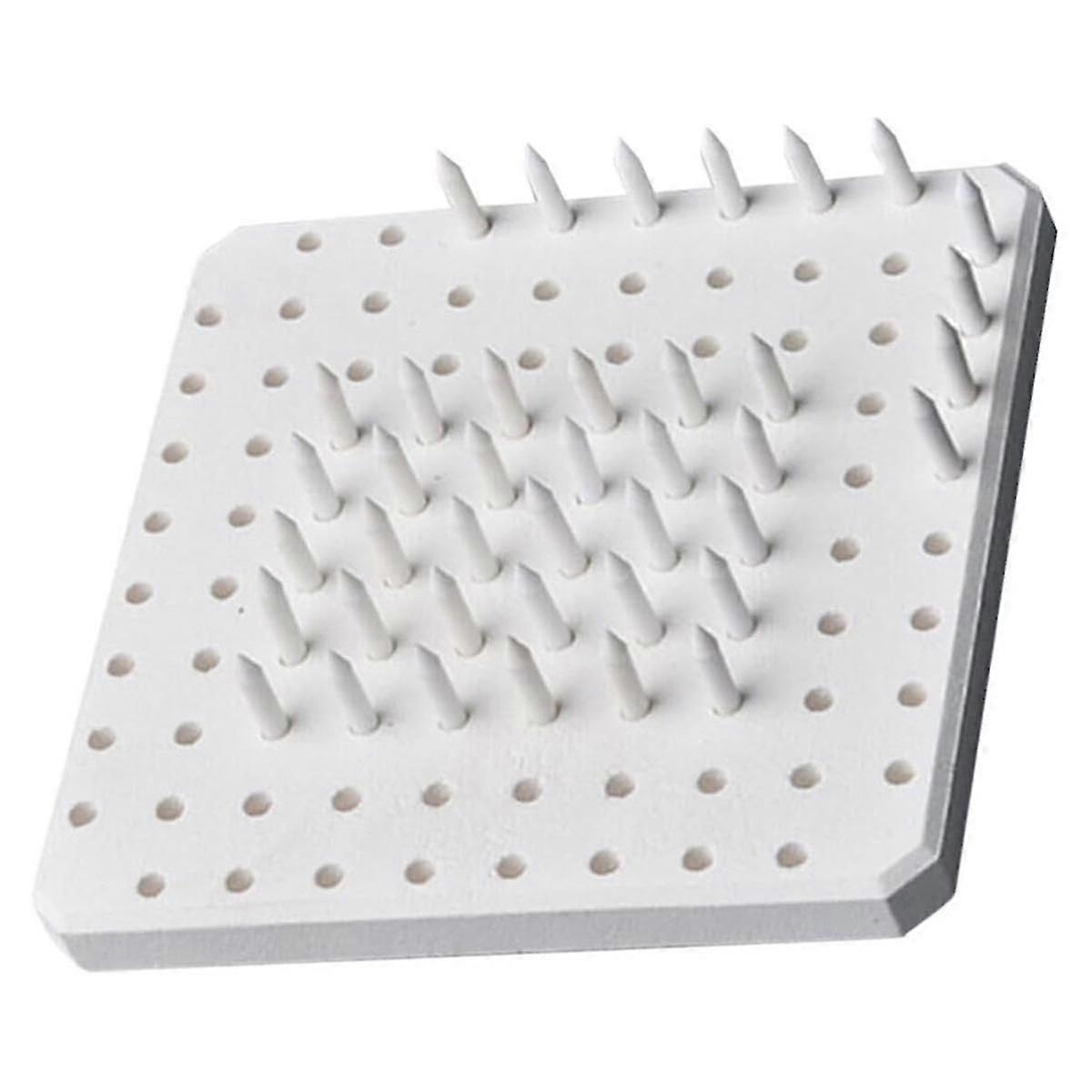 60 Point Kiln Stilts Support Nails, High Temperatures Resistant Bar Stilt for Kiln Firing with Refractory Mat for Potters