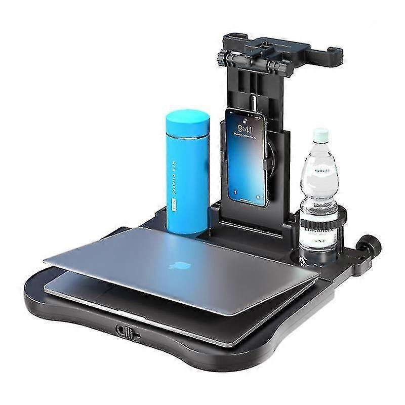 Foldable Car Table Multifunctional Folding Car Dining Table 360 Rotating Car Seat Computer Table Din