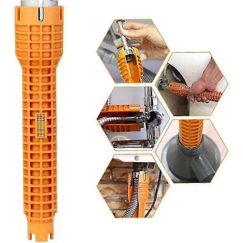 Aluminum Alloy Faucet Wrench Clamping Faucet Wrench Basin Wrench Multifunctional