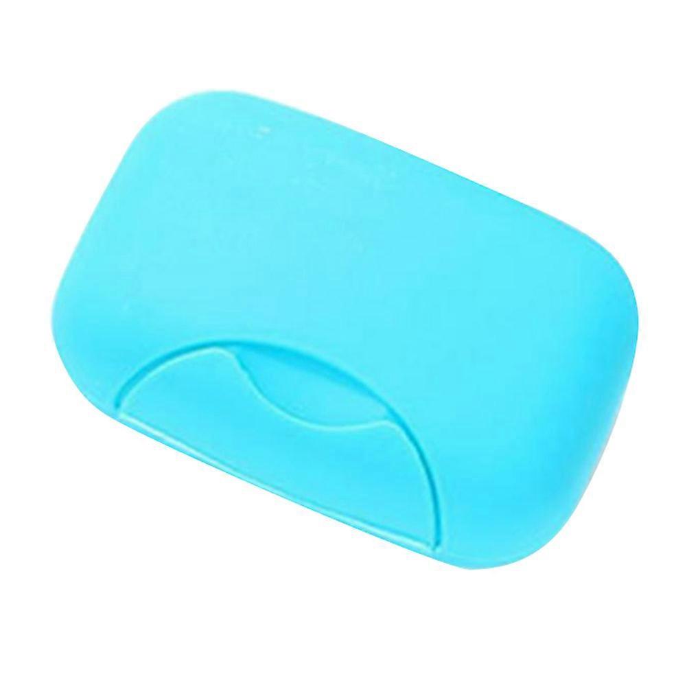 Plastic Travel Soap Dish Box with Lid, Compact Design, Durable Material, Ideal for Camping and Travel