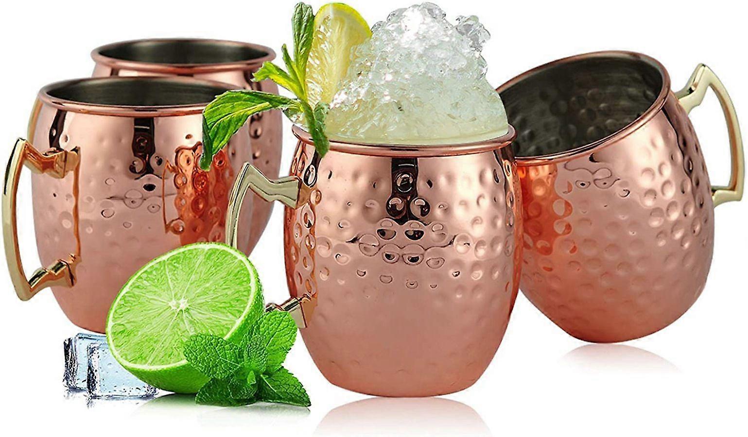 Moscow Mule mokken Set van 4 Gift Barware