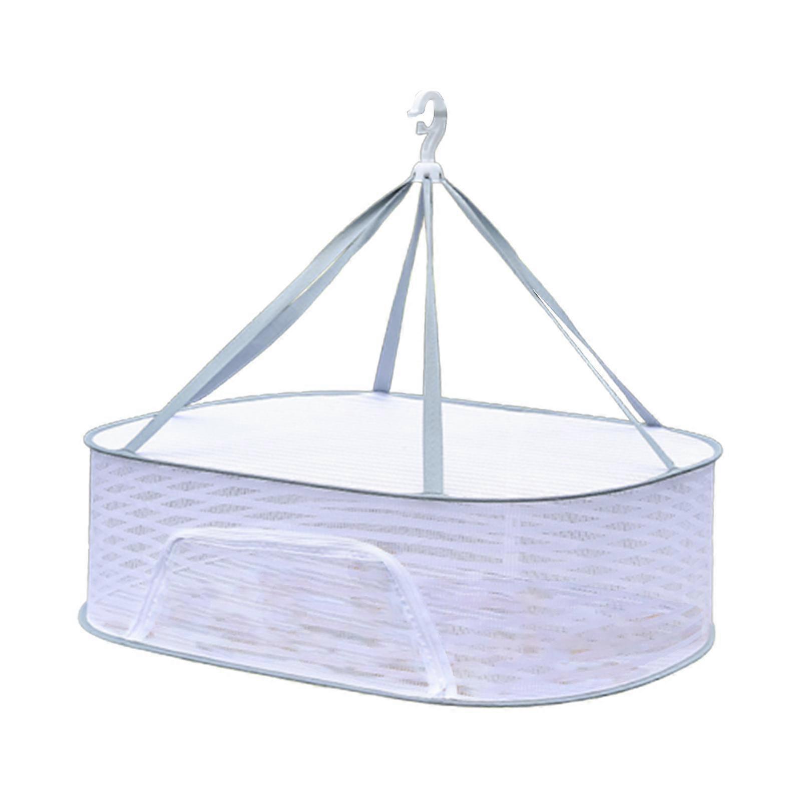 Fish Drying Racks Versatile Foldable with Hanging Hook Sweater Drying Rack
