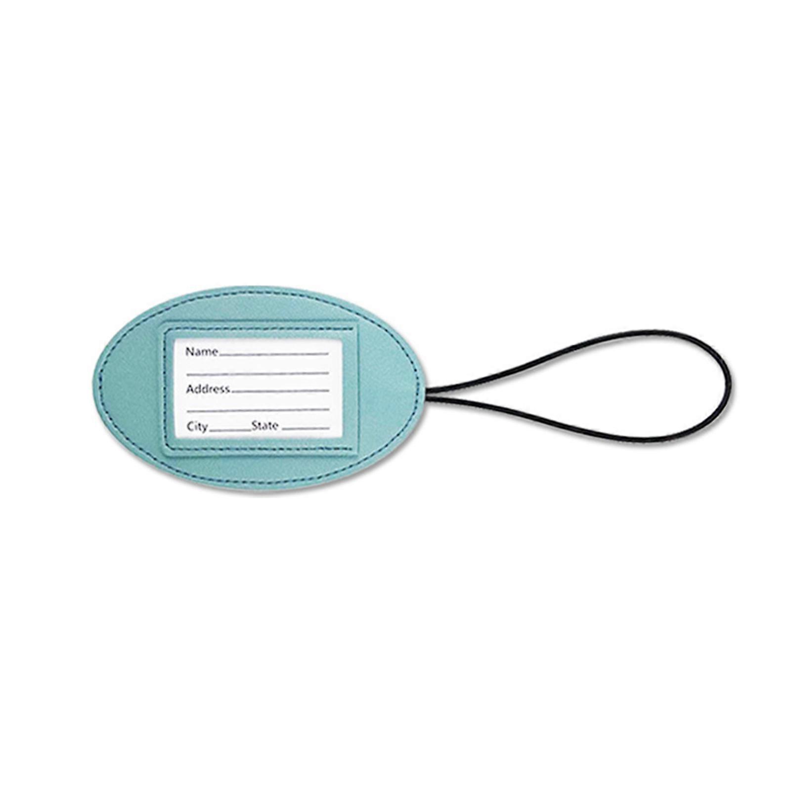 Suporte de cartão elástico ajustável da bagagem com material do plutônio fácil identificar e impedir a luz da perda - azul