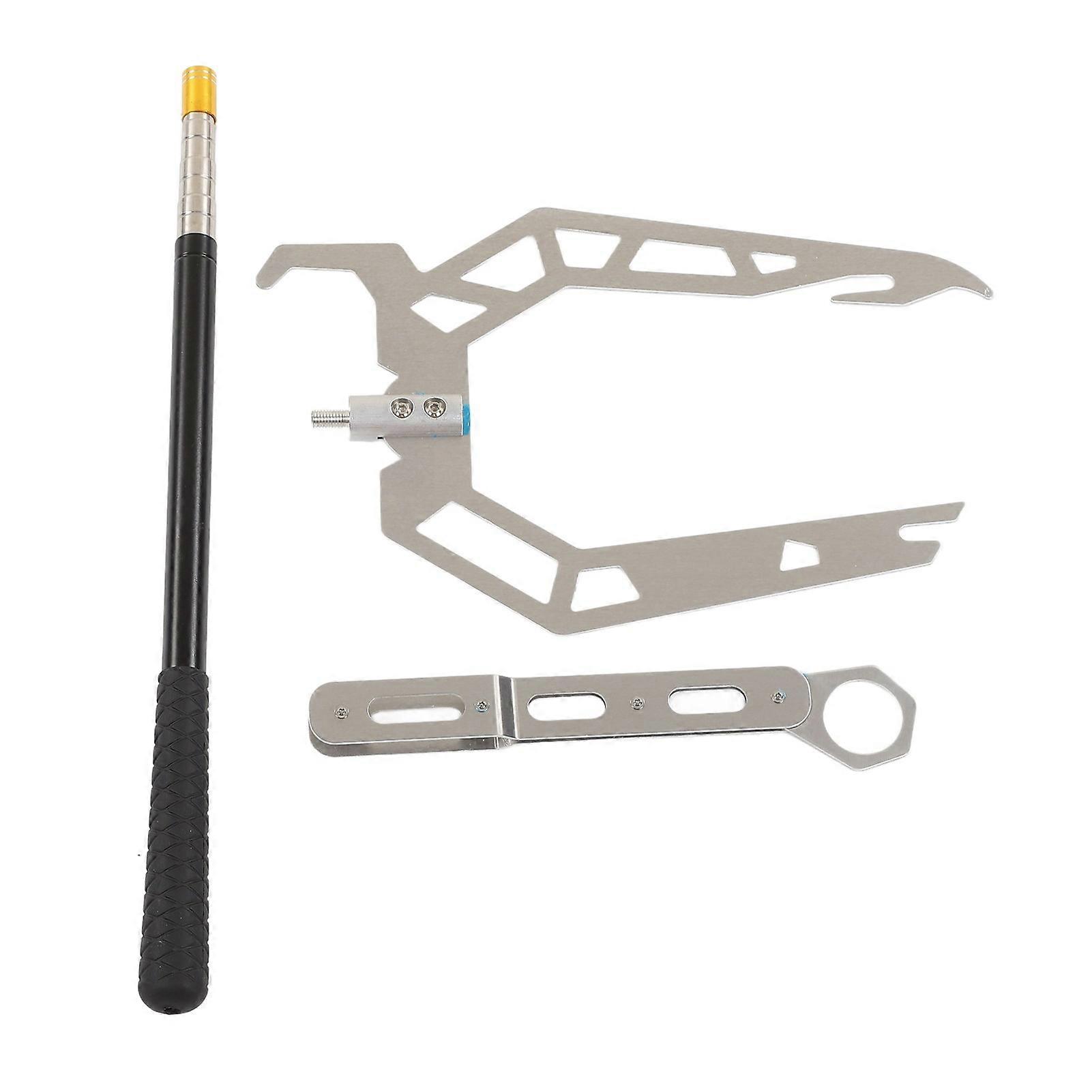 Boat Hook Threader Professional U Type Telescopic Boat Threader with Pole for Docking