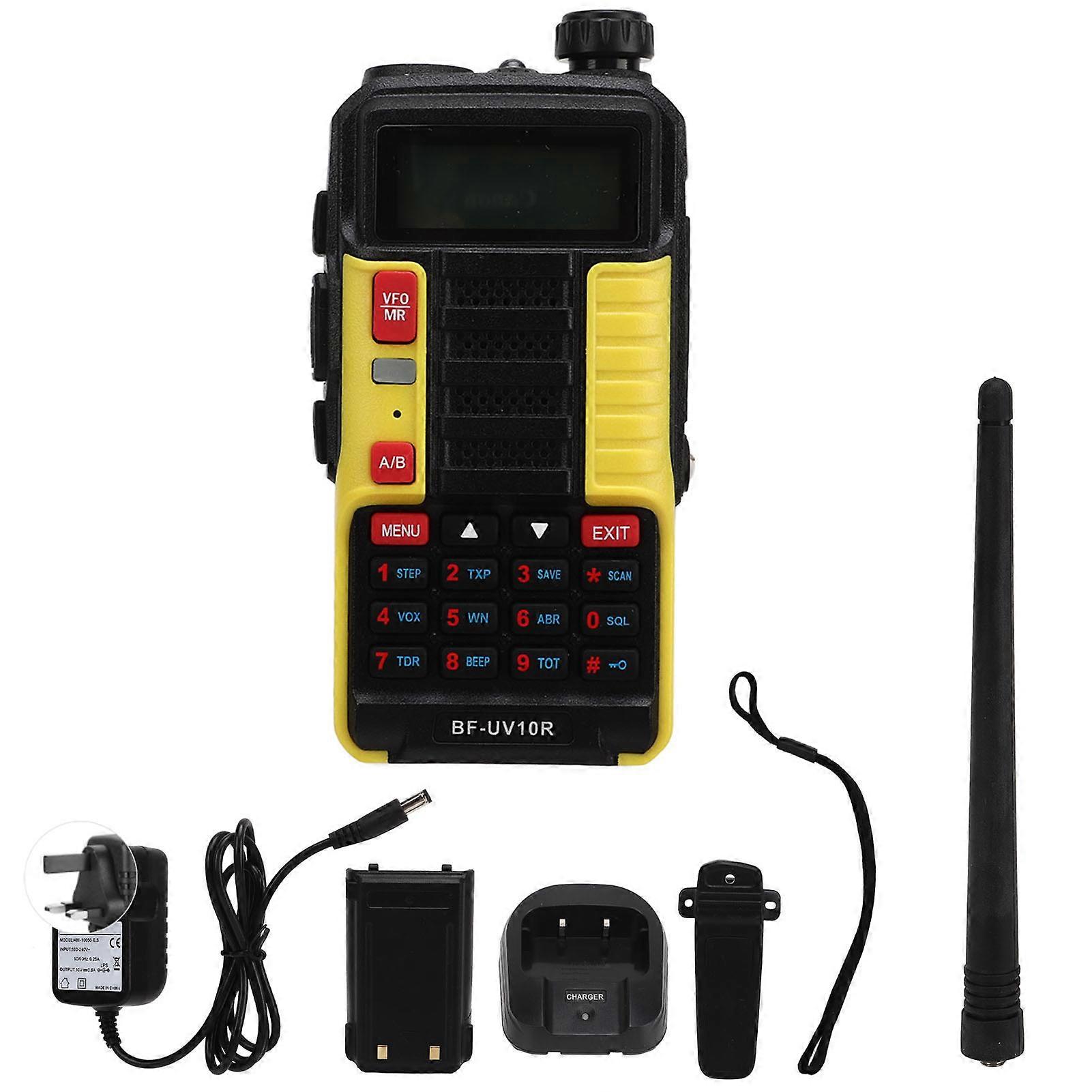 Dual Band Portable Walkie Talkie: Long Range, 1800mAh Battery, USB Fast Charging
