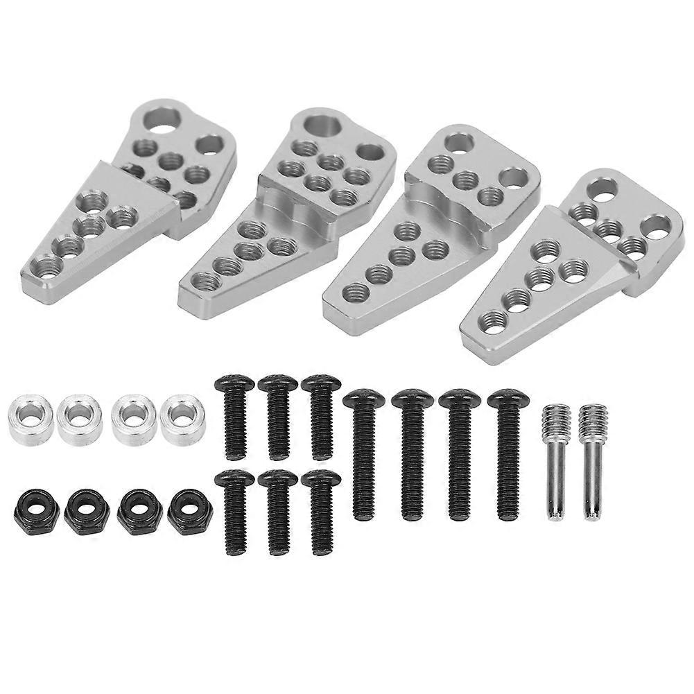 4stk RC bil aluminiumslegering støddæmper beslag justere stativ til aksial scx10 II 90046 90047 RC opgradering dele