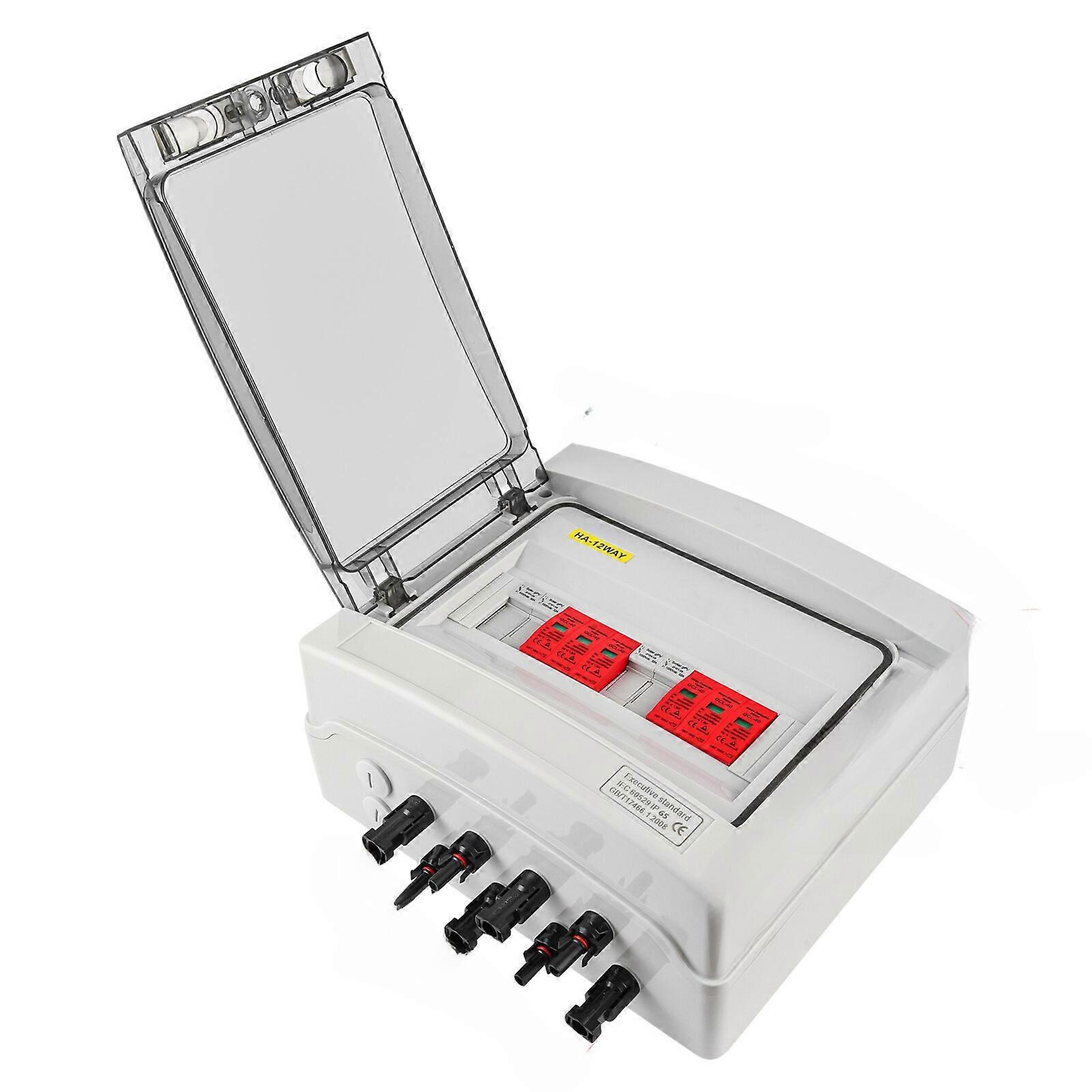 Solar connection box photovoltaic DC 1-2-strings surge protection PV 0% VAT; 1/2-strings solar connection box photovoltaics DC surge protection PV 1%