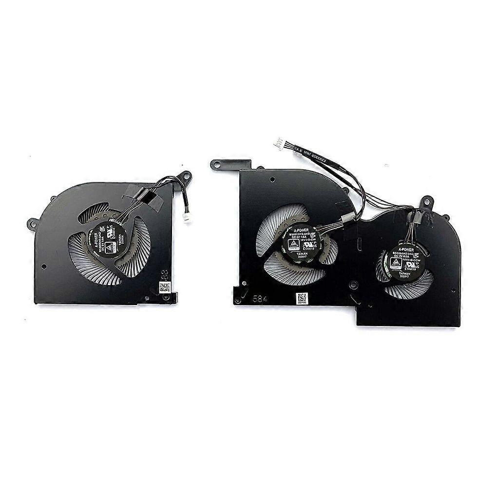 for MSI GS66 WS66 Stealth 10SD 10SE Notebook CPU GPU Cooling Fans DC 5V/1.0A