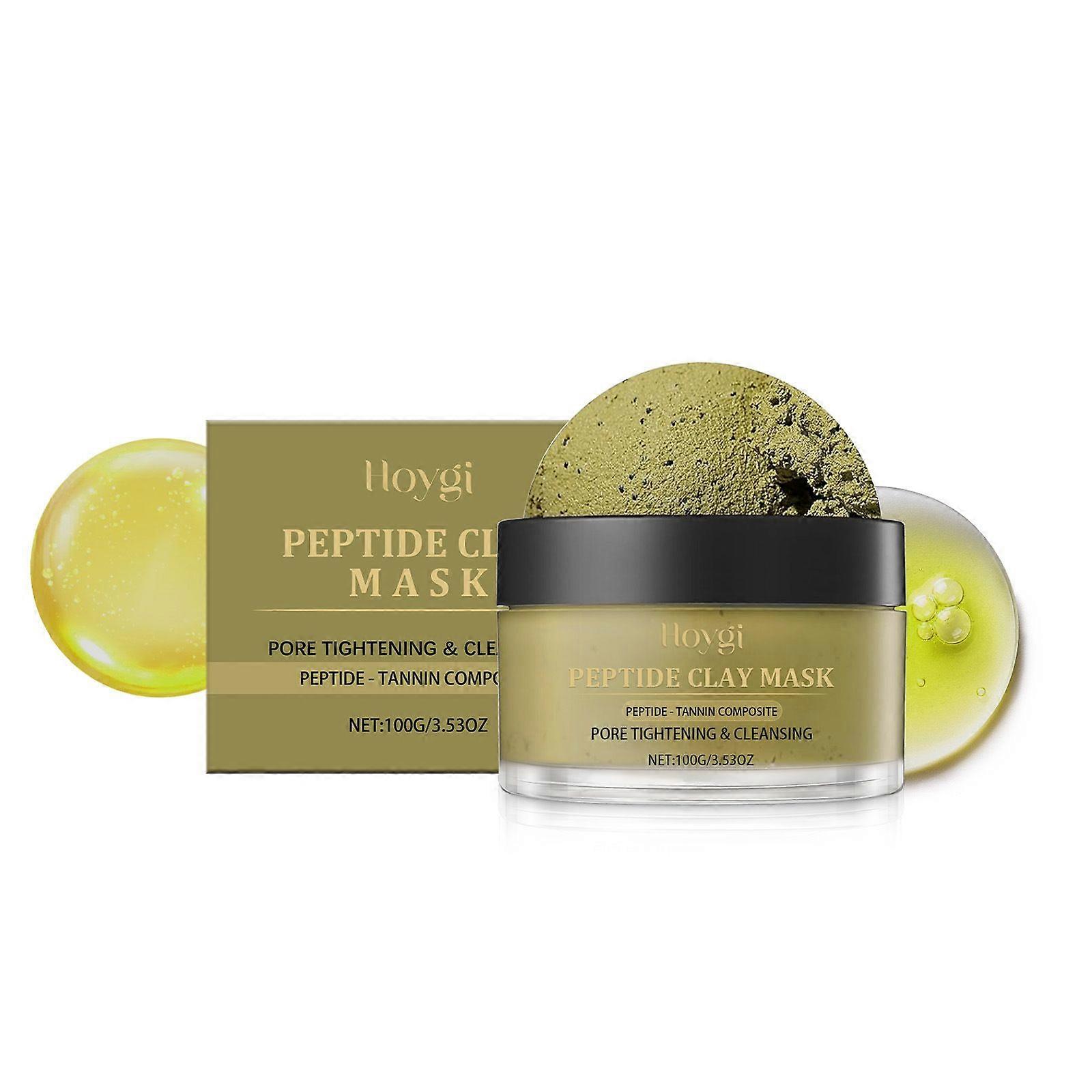 ペプチドクレイマスク、ポアクレンジングマッドマスク、ポア&スキンテクスチャケアのための水分豊富なホイップクレイテクスチャ