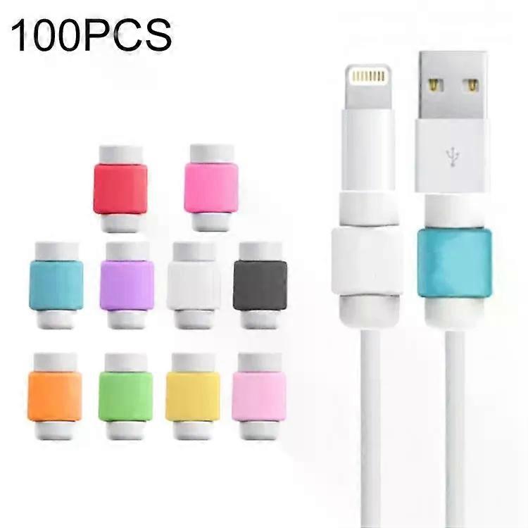 Headphone Cable Organizer-100 PCS Winder Wraps,Random Colors -