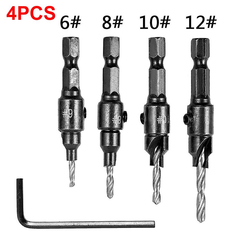 Swagging Tool Drill Bit Set Snappy Tools Quick-change Countersink Drill Bit Set