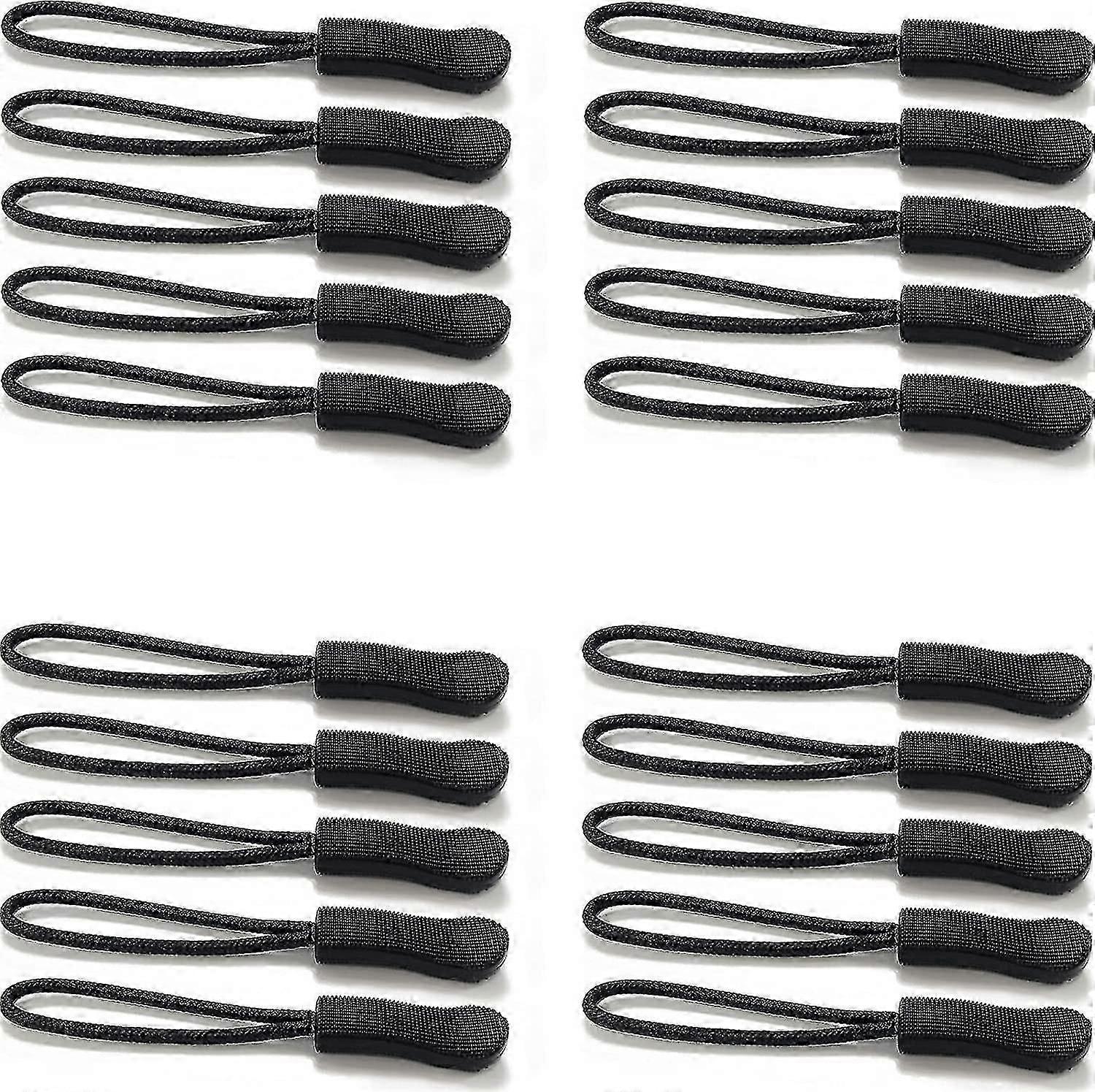 20pcs Zipper Pull - Zipper Pulls Replacement, Zipper Pulls, Zipper Puller Helper, Zipper Pull Puller, Nylon Replacement Zipper Pulls Tab, Luggage Zipp