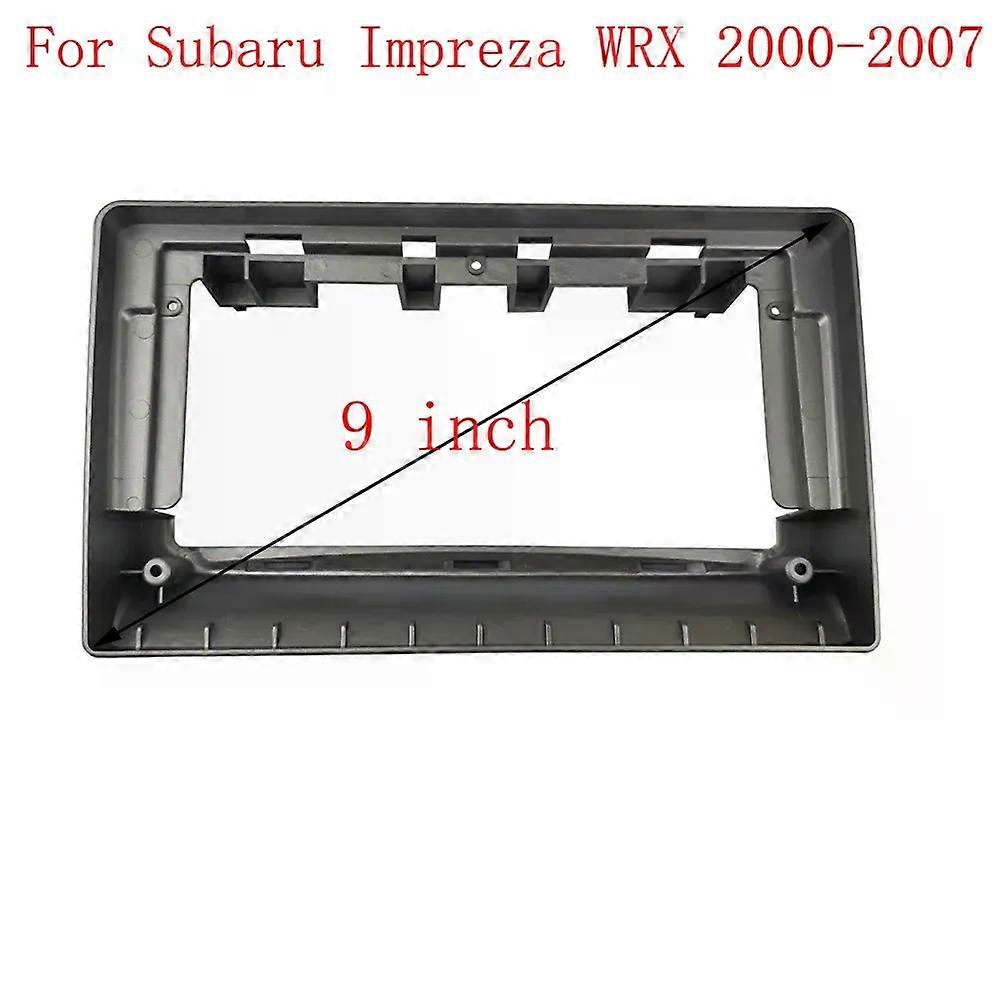 Car Accessoires 9 Inch Car Frame Fascia Adapter Android Radio o Dash Fitting Panel Kit compatible for Subaru Impreza 2000-2007