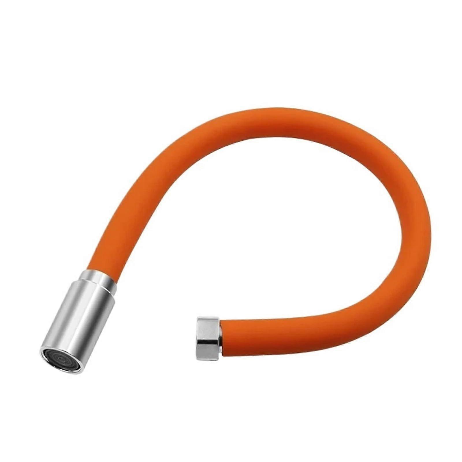 Extender for Bathroom and Kitchen 360° Rotating Silicone Hose Faucet Tube Soft and Bendable Splash-Proof(50cm)
