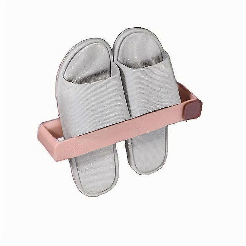 Bathroom Slipper Rack Free From Punching Wall Hanging Sundries Storage Racks Multi-Layer Space Saving