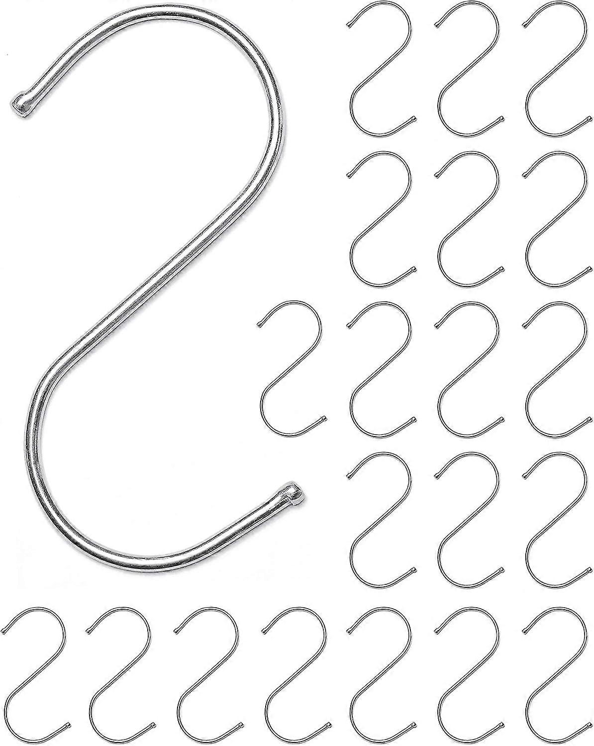 12pcs S Shaped Hooks Heavy Duty Stainless Steel S Hook