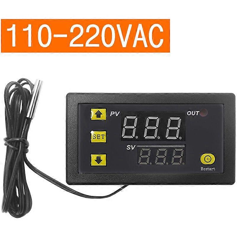 Digital Display Thermostat Module Micro Temperature Control Board (Red-Blue 110v-220v)