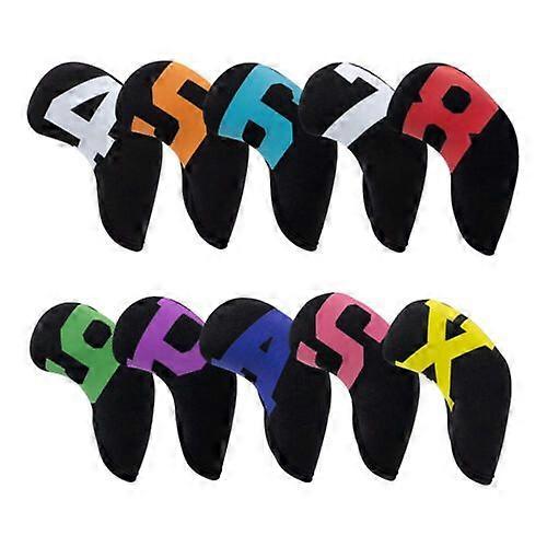 10X نادي الجولف رئيس يغطي الجولف الحديد غطاء إسفين الجولف يغطي أغطية واقية