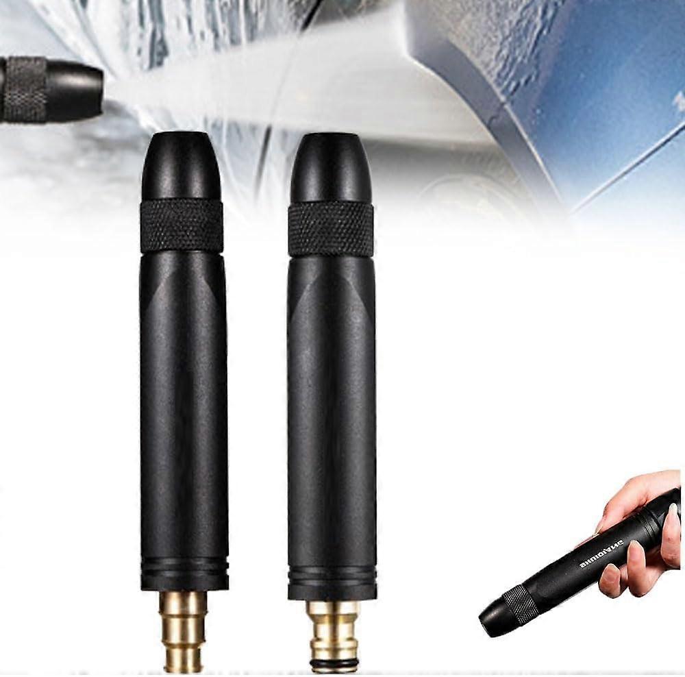 Metal Long Rod Sprinkler Nozzle,Multifunctional HighPressure Hose Sprayer with 3 Adjustable Spray Patterns