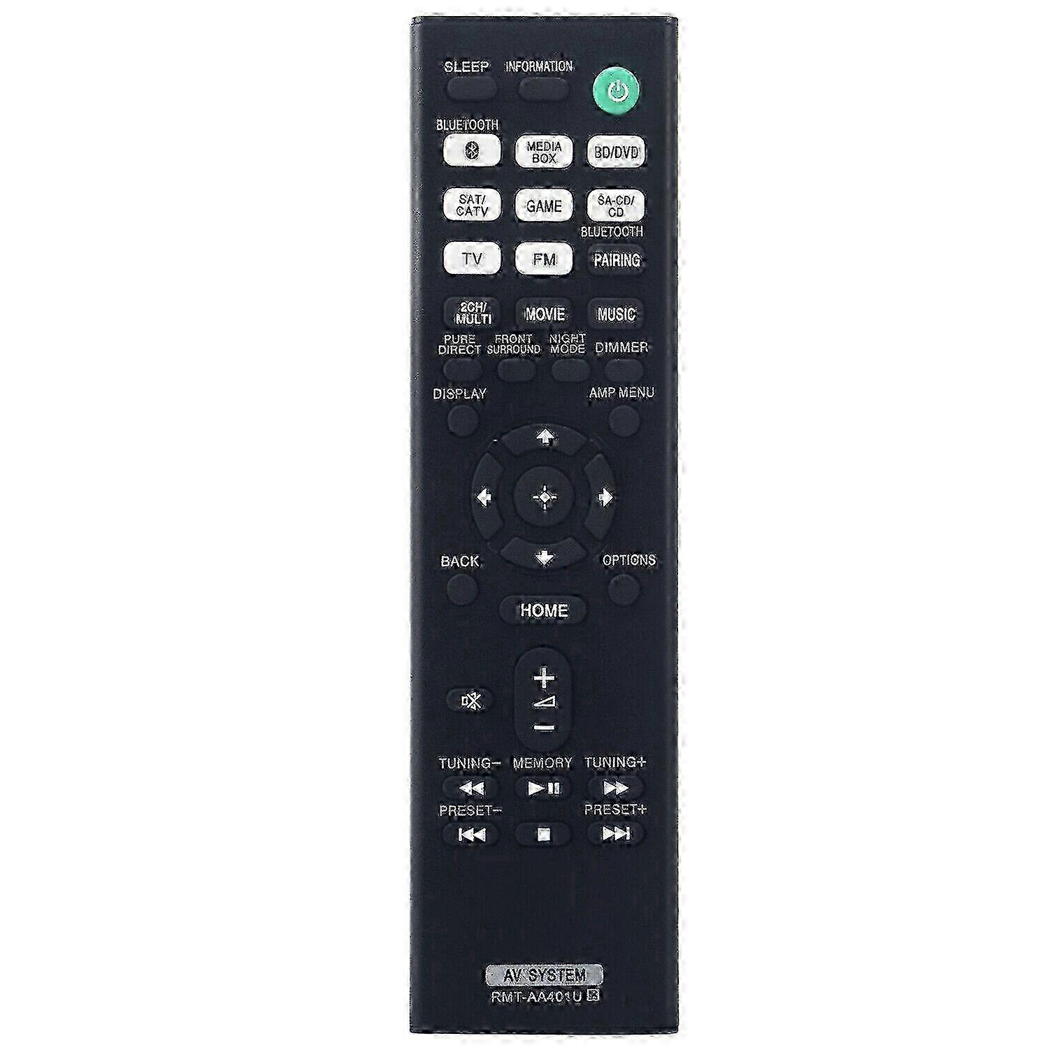Remote Control -AA401U for Channel Receiver STR-DH590 STR-DH790 HT-X9000F SAWX9000F SAXF9000F AV Multi