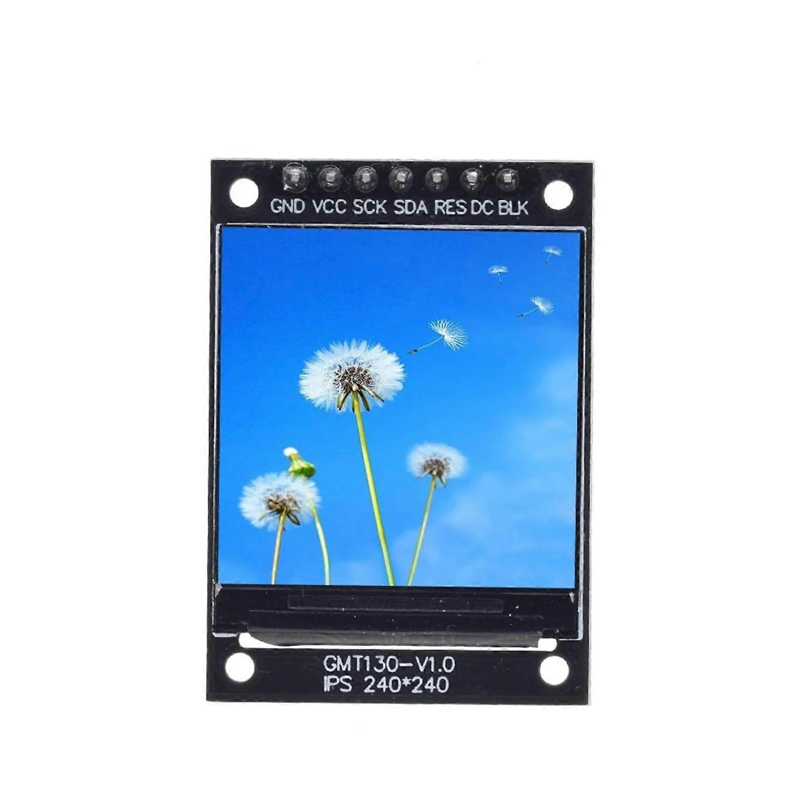 1/5PCS TFT Display 0.96/1.3 inch IPS 8P/7P SPI HD 65K Full Color LCD Module ST7735 Drive IC 80 160(1X 1.3 Black Board)