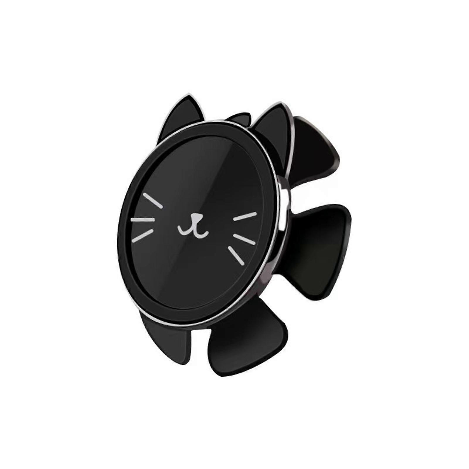 Magnetic Car Phone Mount Lucky Cats Style 360 Degree Rotating ABS Bracket Secure Grip Easy To Install & Use for Vehicle