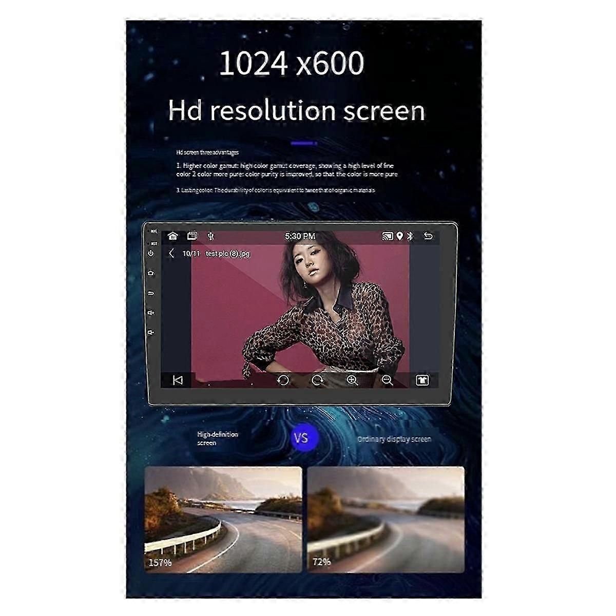 Car Radio 9 Inch Screen High Definition Resolution Android Navigation GPS Blue Tooth for Focus 2005