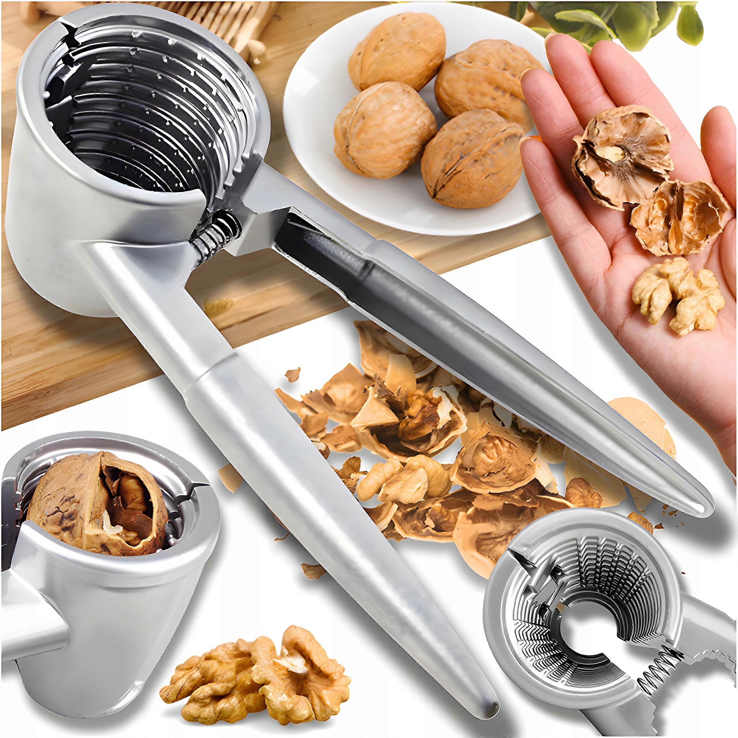 Solid Nutcracker Steel Durable Bottle Opener 2in1