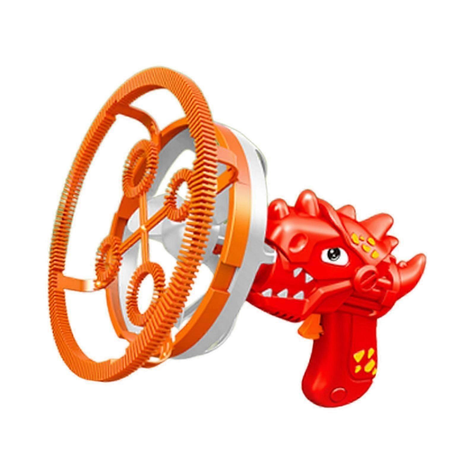 2v1 Kreslený Tvar Bubliny Stroj S Odnímatelným Ventilátorem Elektrický Dinosaurus Bubble Maker Hračka Venkovní Hračka Děti Dárek K Narozeninám