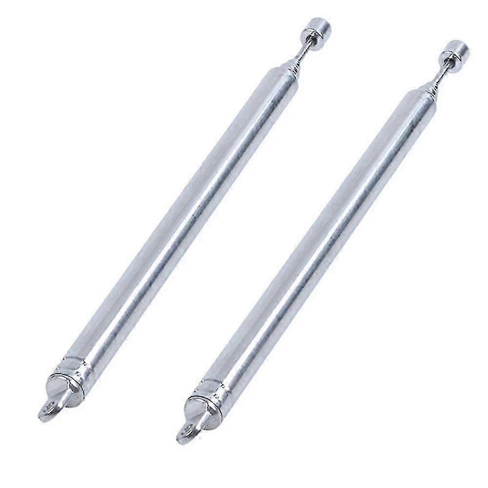2pcs 7-Section AM/FM/TV Antenna 66cm Long