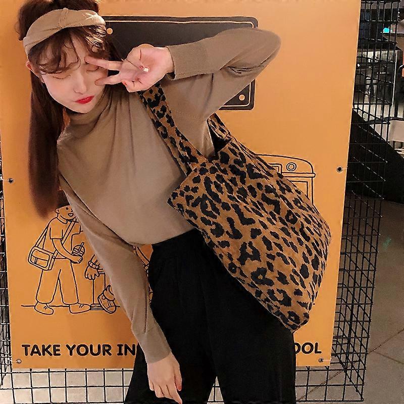 Women's One Shoulder Canvas Shopping Bag
