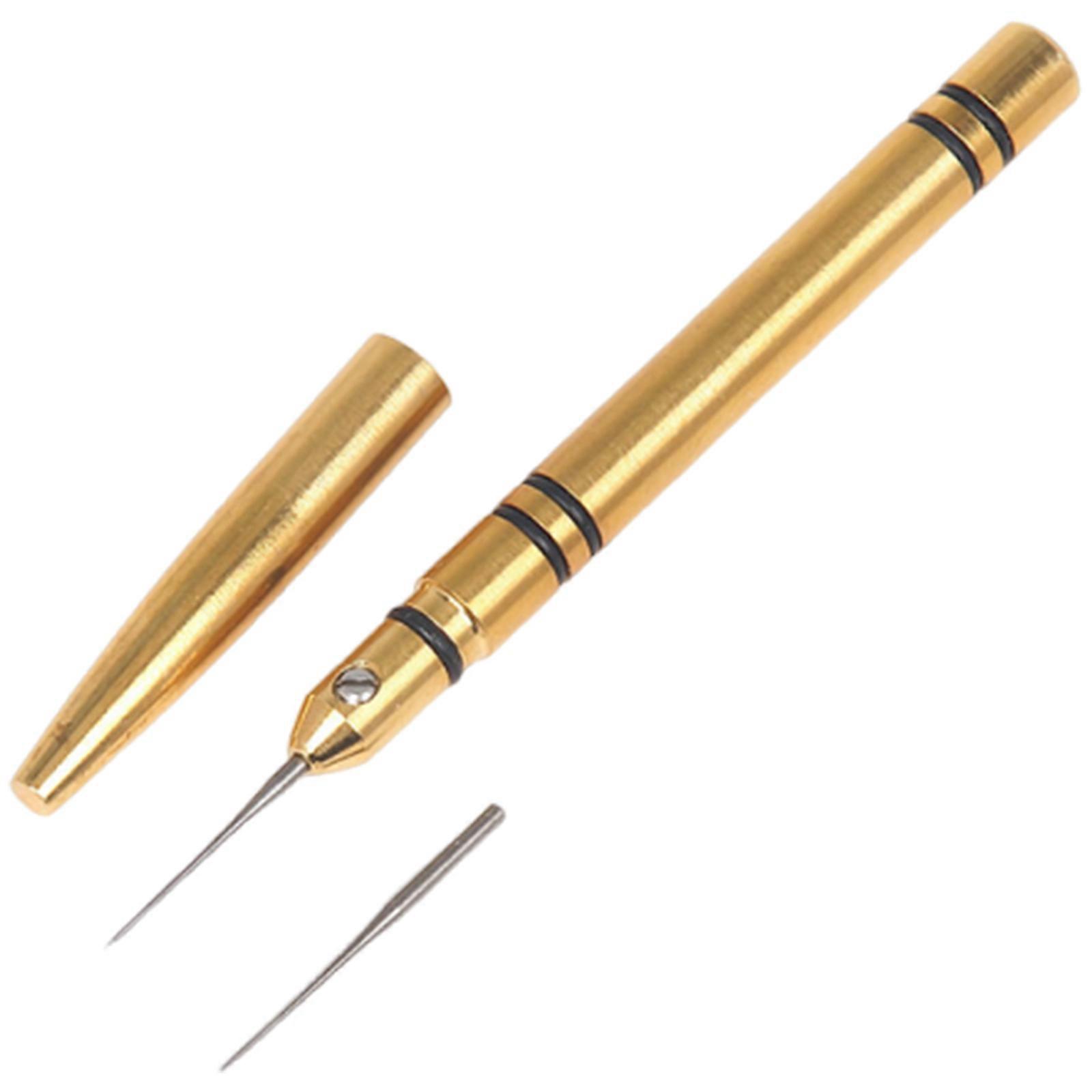 Accurate Watchmaker Oil Pen Brass Construction with Interchangeable Tips Storage Case for Smooth Movement and Longevity