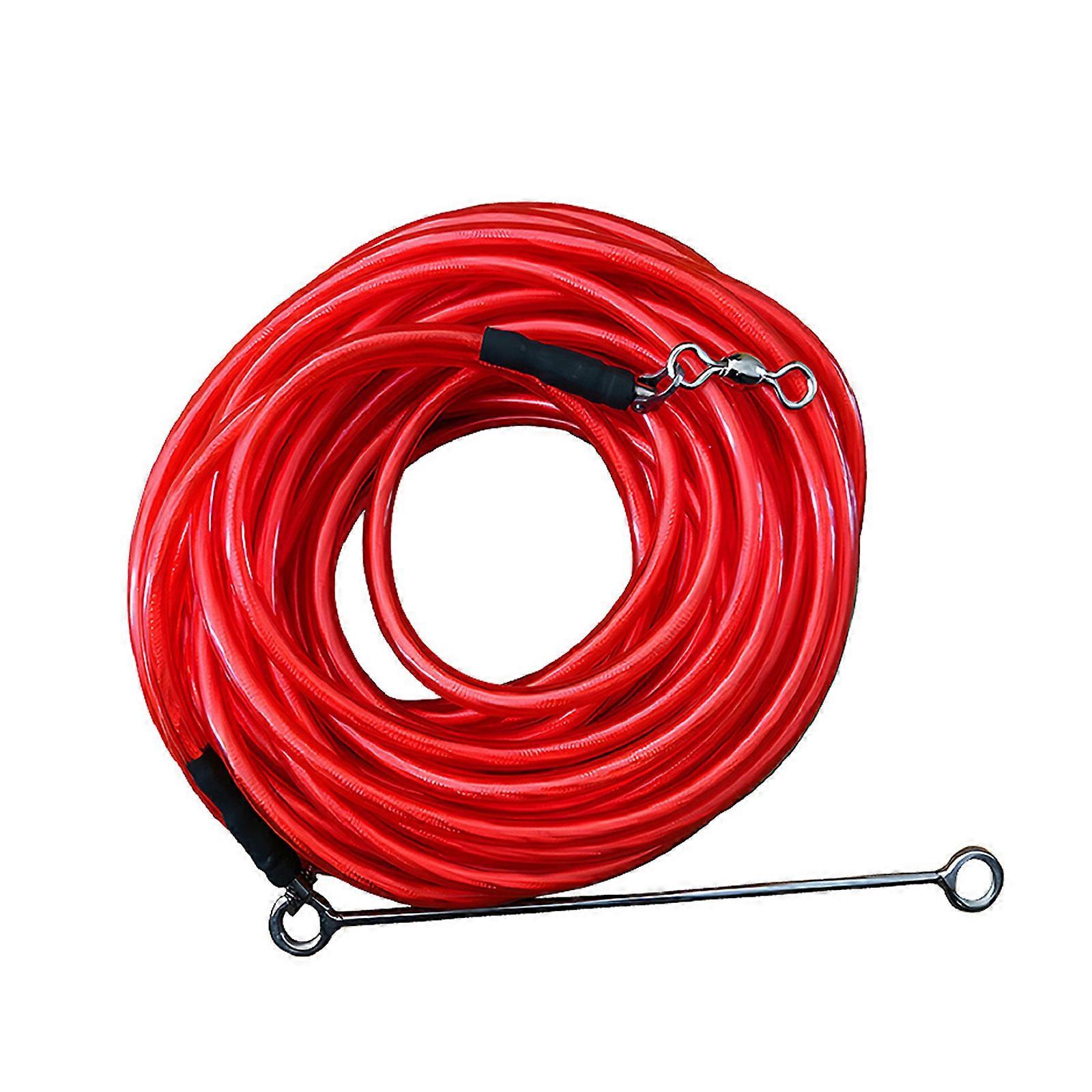 Durability Marine Hunting Line High Tensile Strengths Tactically Floating Rope for Versatiles Depths  Red