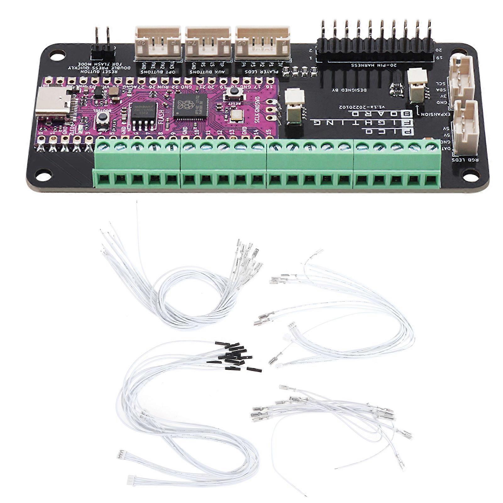 For  v1.1A Pico Fighting Board GP2040 Picoboot Keyboard Converter For   Switch Console and PC V9S7  Board and Cable