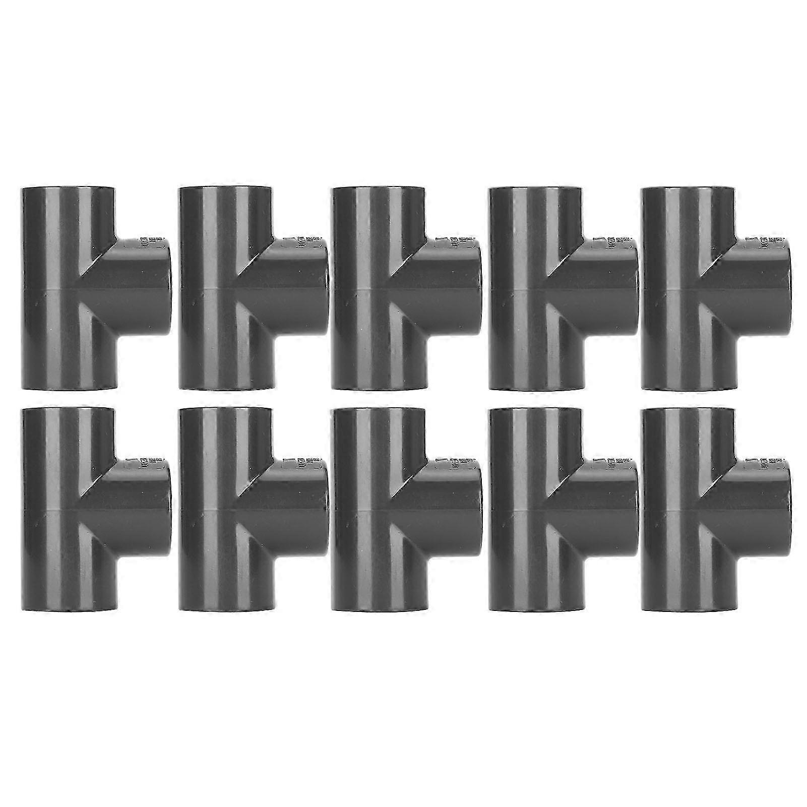 2025 T-Shape Joint Connector Water Pipe Coupler 3-Way Tube Fittings Fish Tank AccessoryT Shape 10/Set