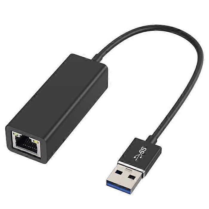 USB to Ethernet Adapter - Unspecified - RJ45 - 1000 Mbps - Compatible with Windows-Mac-Linux