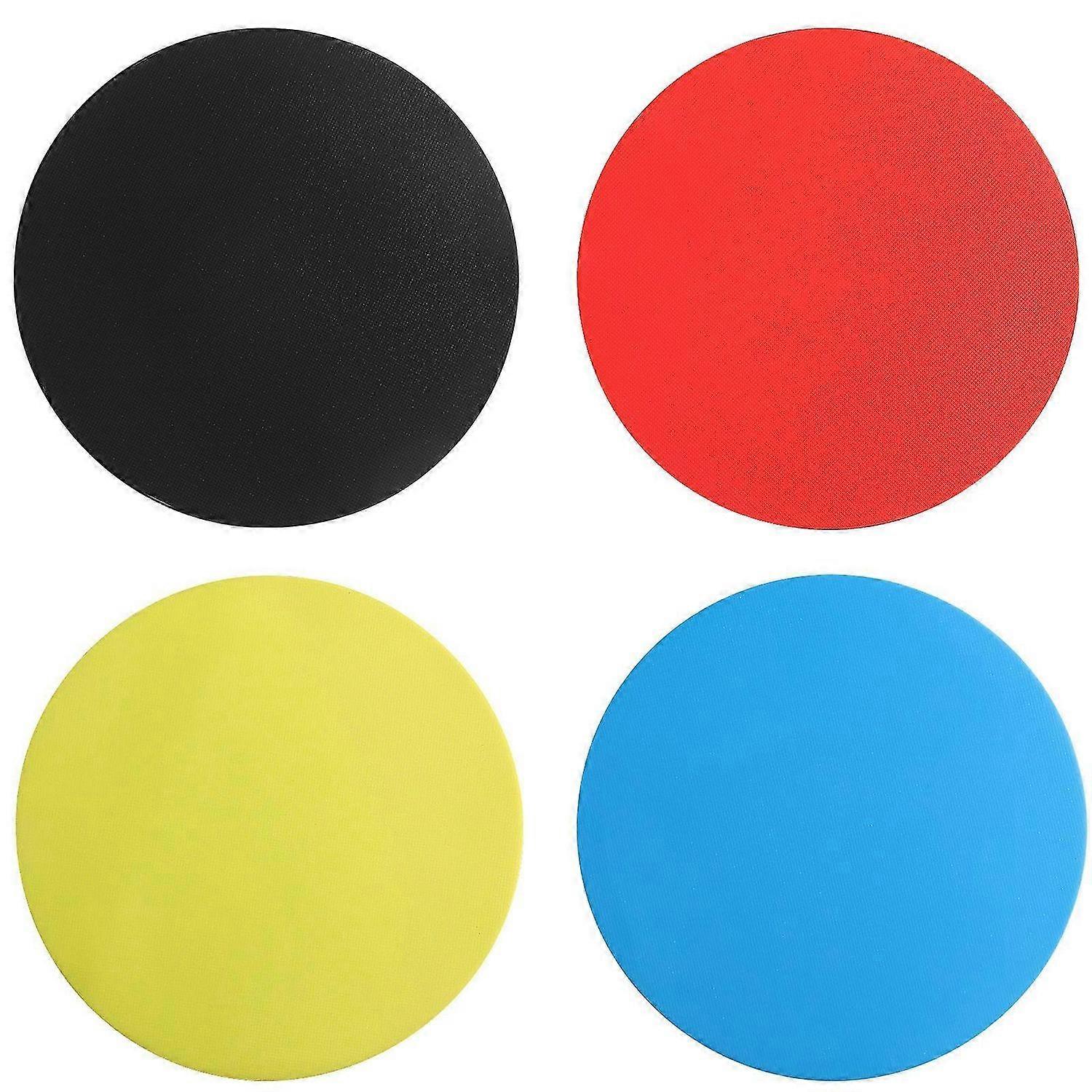 4 Pcs Table Coasters Multi-purpose Silicone Pad Bottle Lid Rubber Coaster Pads