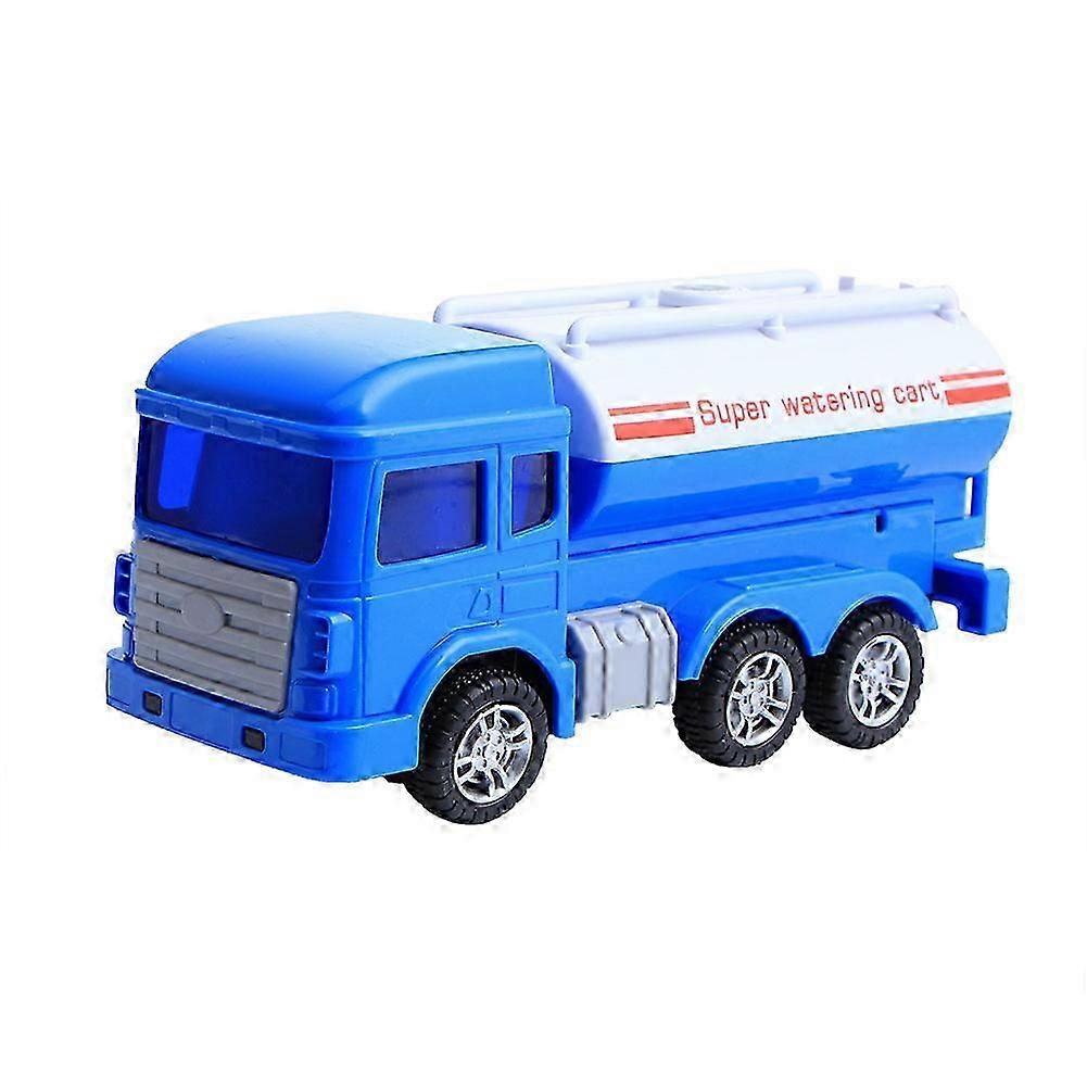 Mini Engineering Car Sprinkler Illuminated Simulation Model Car WJC47 (Blue)