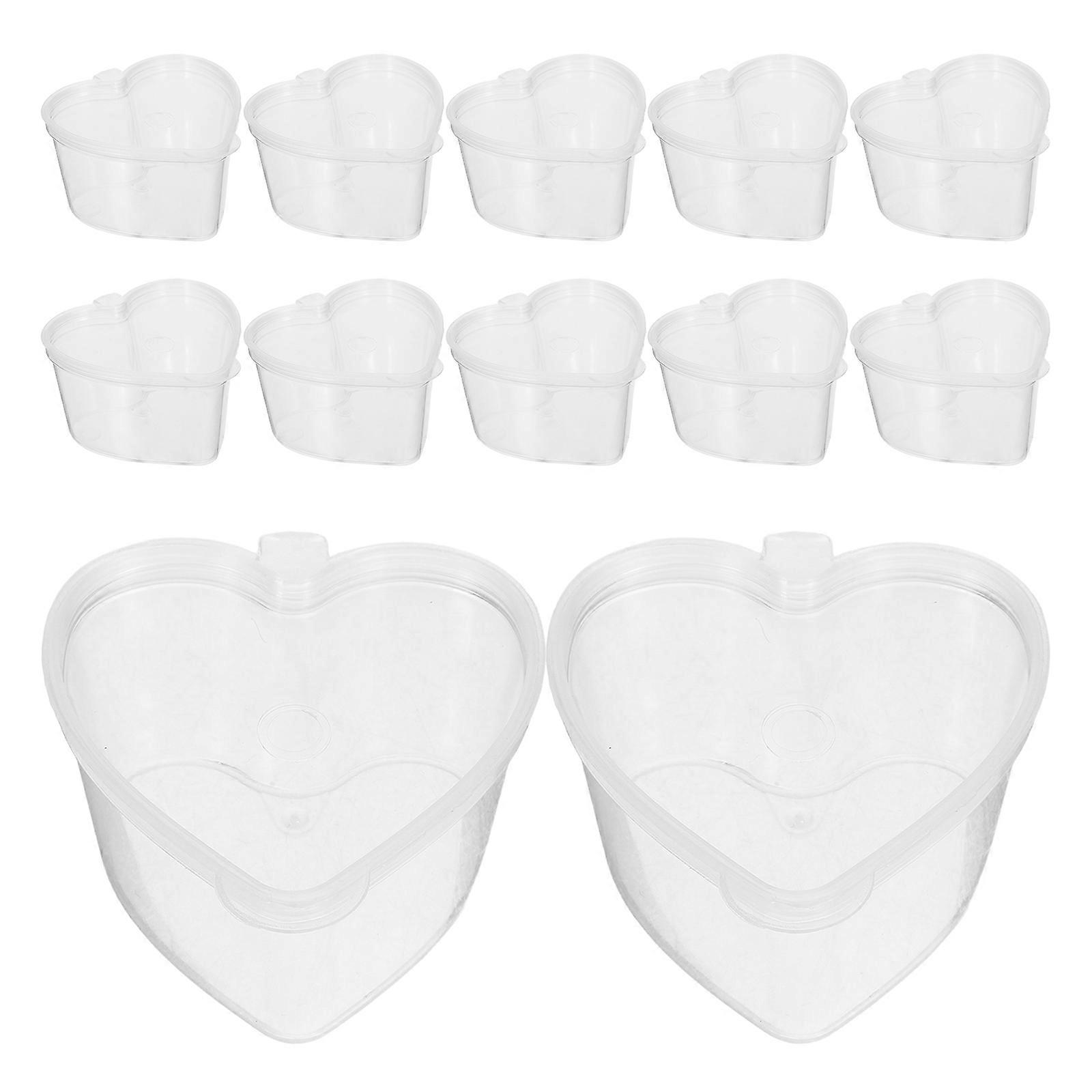 Heat Resistant Heart Shaped Container with Lid, Great for Kitchen Organization