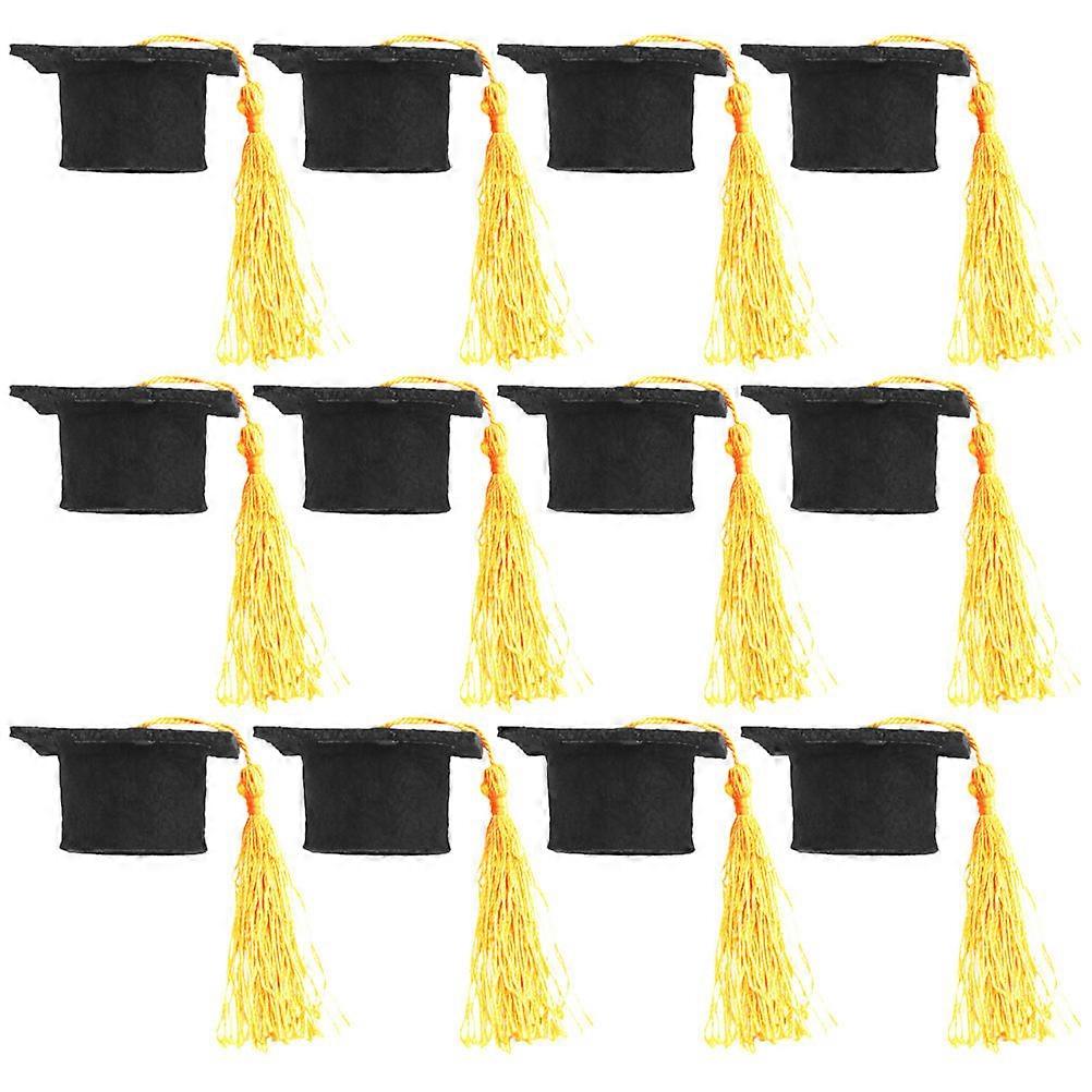 Creative Mini Graduation Hats for Bottle Decor and Event Use