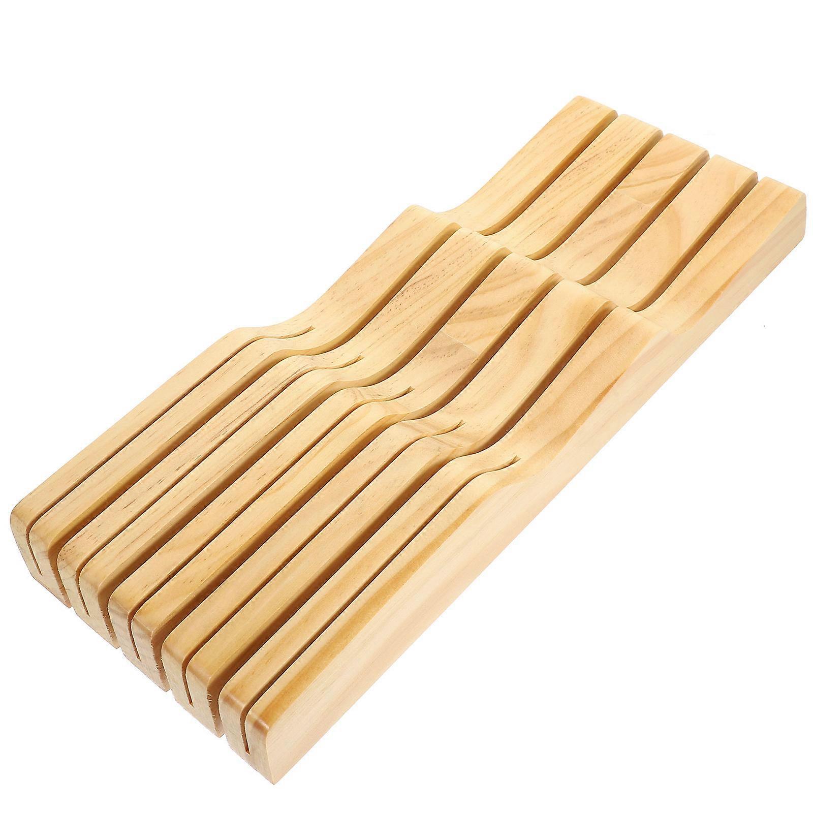 InDrawer Block for Home Plastic Khaki Color Kitchen Organizer 11.5 x 4.5 x 2.5 Inches