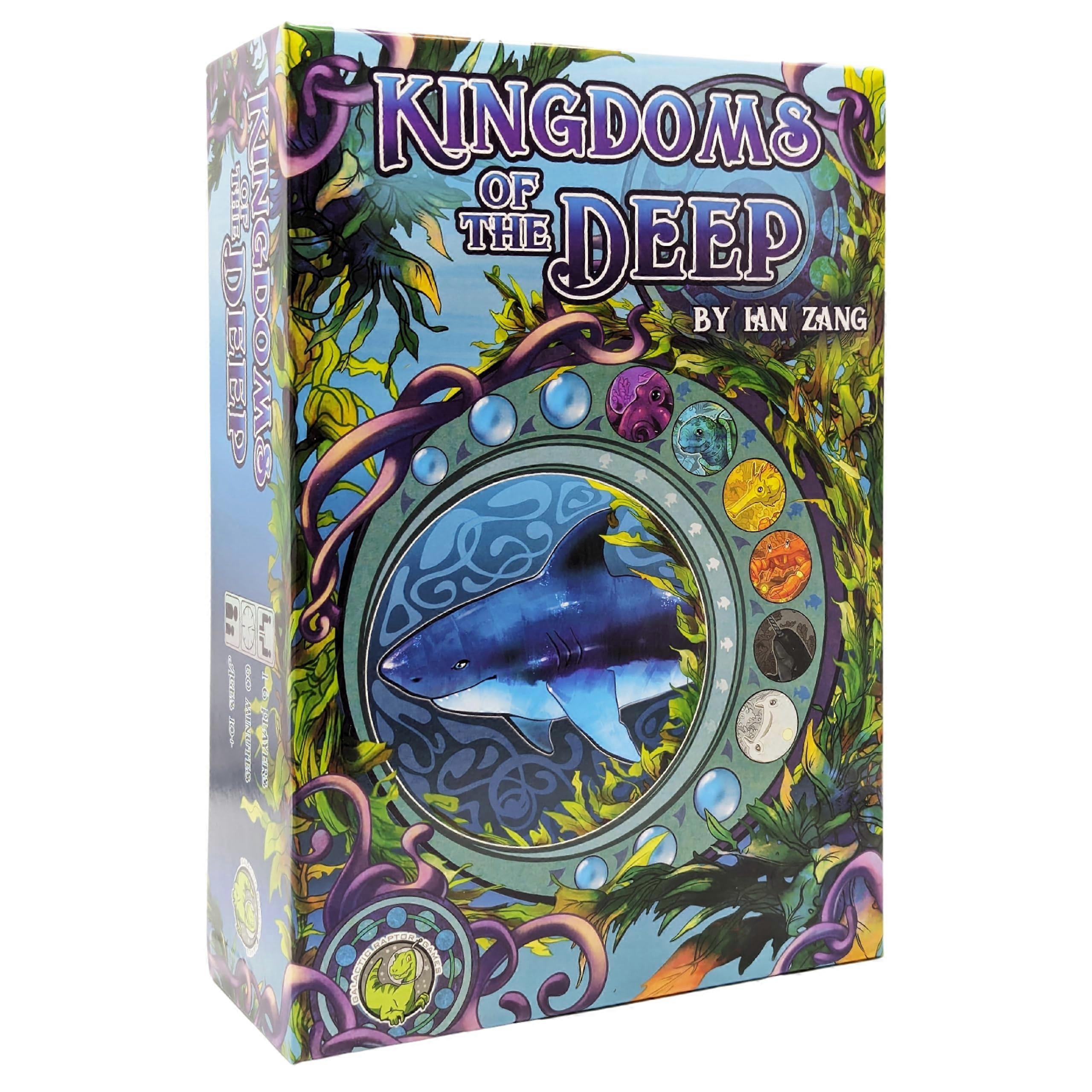 Kingdoms Of The Deep By Weird Giraffe Games, Strategy Board Game, For 1 To 6 Players And Ages 10+