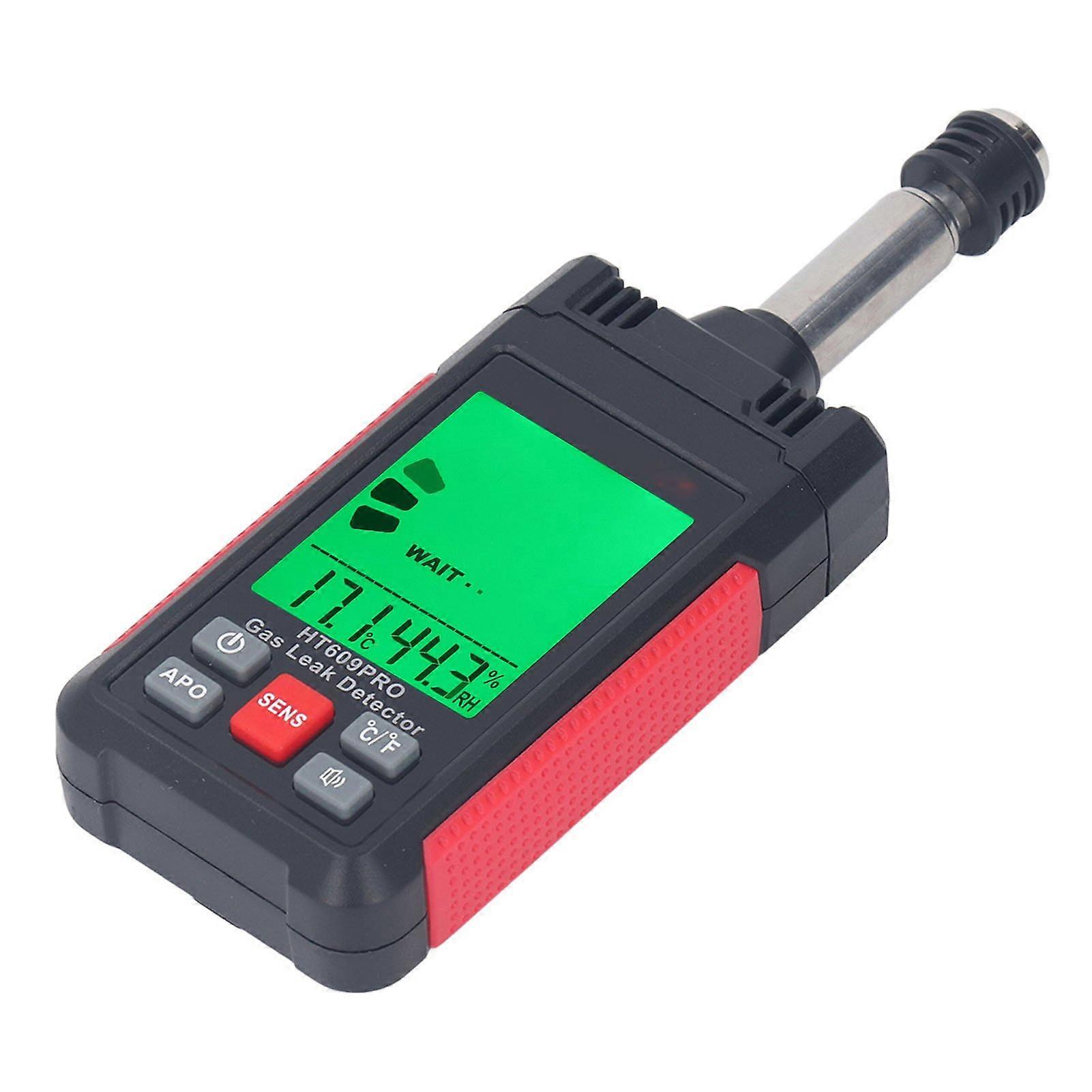 Gas Leak Detector Portable Handheld Low Consumption Combustible Gas Leak Tester with Dual Alarms