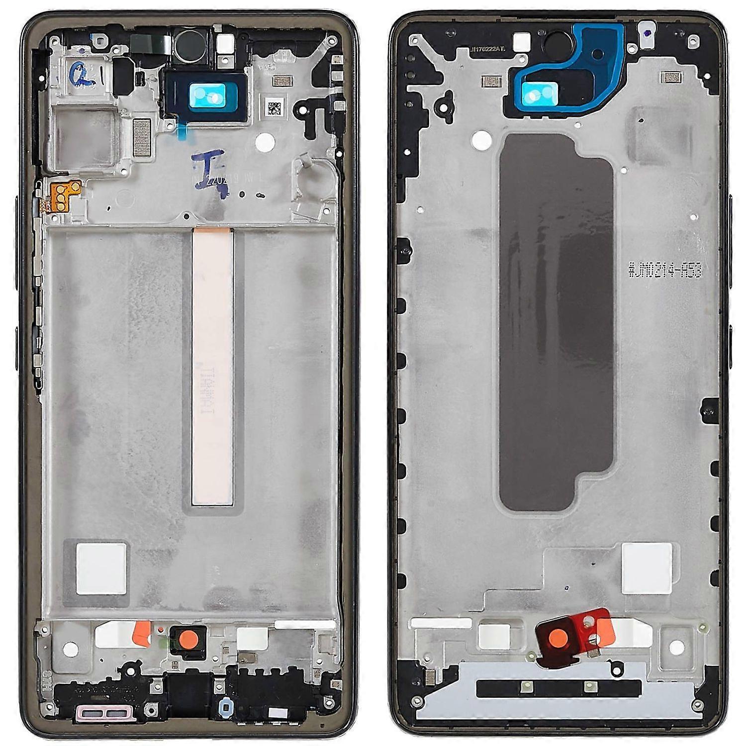 Cadre de boîtier avant OEM pour Samsung Galaxy A53 5G A536B (sans logo) - Noir